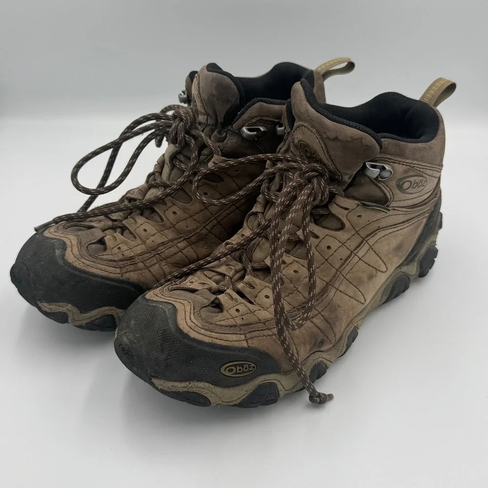 Oboz Brown Sawtooth II Mid Hiking Boots Mens 9 NO BOX